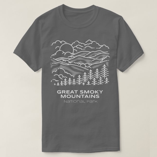 Best Great Smoky Mountains Nationalpark Wandern  T-Shirt (Design vorne)