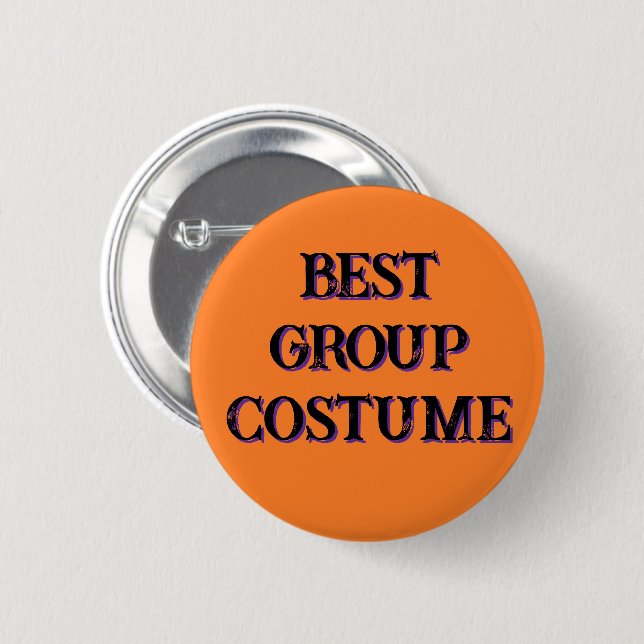 "Best Group Costume" Award Button (Vorne & Hinten)
