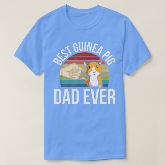 Best Guinea Pig Dad Ever  T-Shirt (Design vorne)