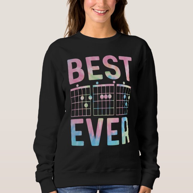 best guitar dad ever chords best dad guitar dad ti sweatshirt (Vorderseite)
