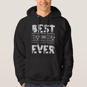 Best Guitar Dad Ever - Funny Guitar Gift Hoodie