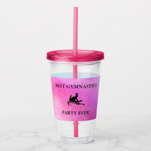 BEST GYMNASTICS PARTY JE! KUNSTSTOFF ACRYLTRINKBECHER
