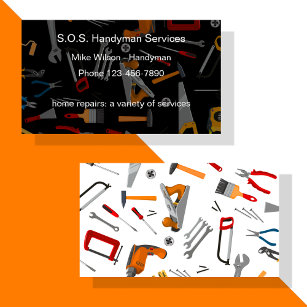 Best Handyman Tools Design Visitenkarte