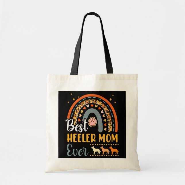 Best Heeler Mom Ever Dog Lover Dog Mama Mothers Tragetasche (Vorne)