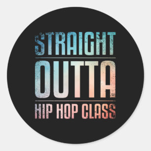 Best Hip Hop Dance Art für Männer Hip Hop Danci Runder Aufkleber