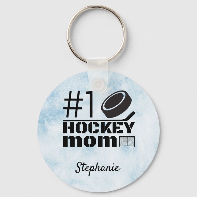 Best Hockey Mama Schlüsselanhänger Nummer eins (Vorderseite)