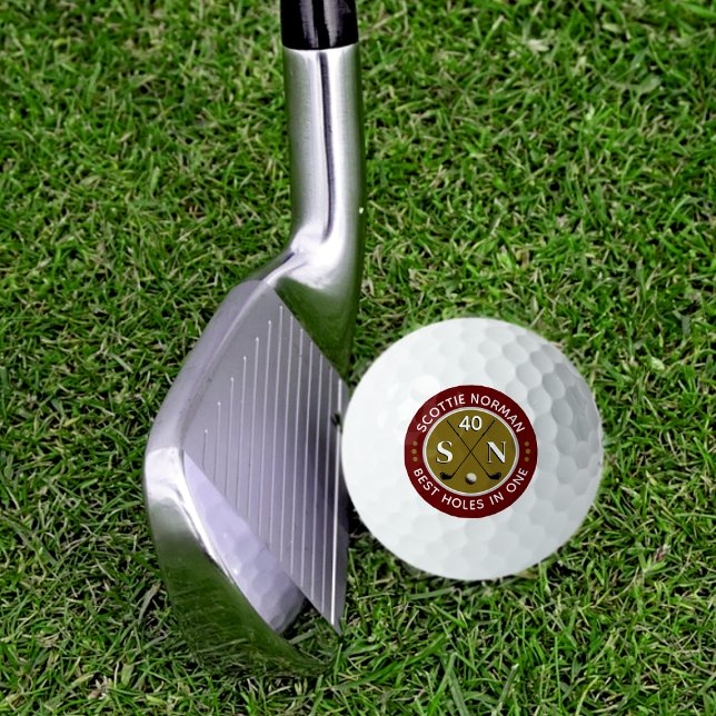 BEST HOLES IN EINEM KLASSISCHEN Golfer Golfball (Von Creator hochgeladen)