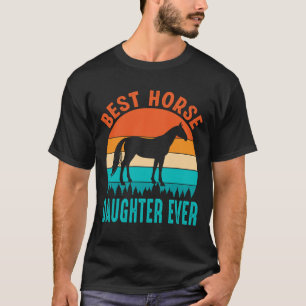 Best Horse DAUGHTER je Vintag T-Shirt