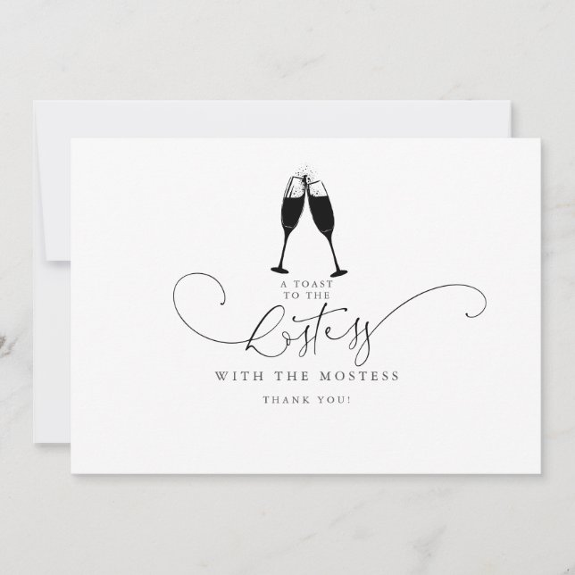 Best Hostess Mostess Niedlich Minimalistisch Viele (Vorderseite)