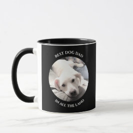Best Hund Vater Foto Sweet White Puppy Black Tasse
