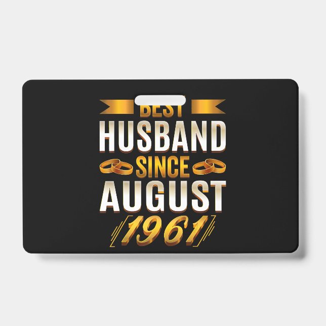 Best Husband Funny 59th Anniversary Parents Ausweis (Vorderseite)
