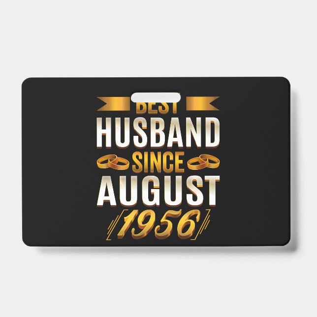 Best Husband Funny Jubiläum Ehefrau Ausweis (Vorderseite)