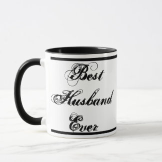 Best Husband je Black Script White Tasse