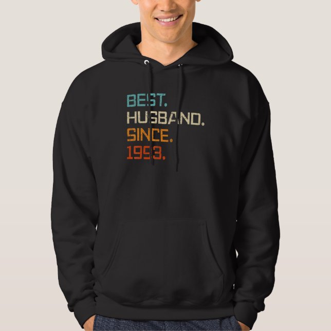 Best Husband Since 1993 30th Wedding Anniversary F Hoodie (Vorderseite)