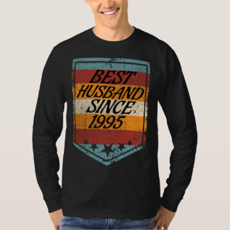 Best Husband since 1995 wedding married 1995 marri T-Shirt