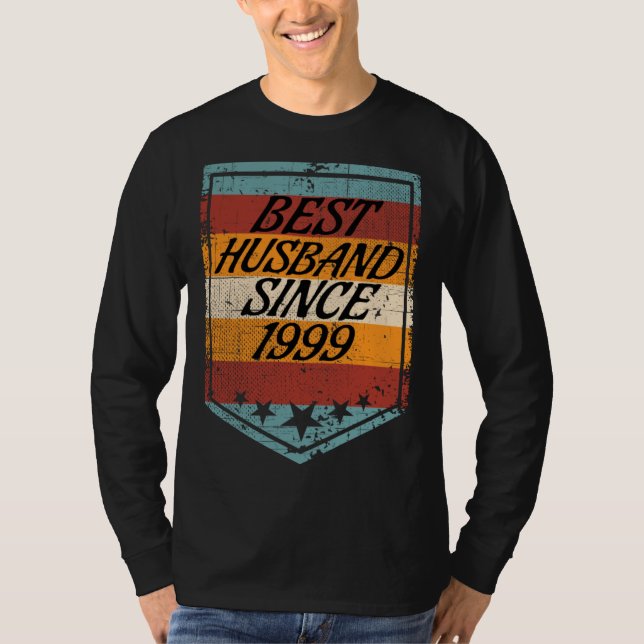 Best Husband since 1999 wedding married 1999 marri T-Shirt (Vorderseite)
