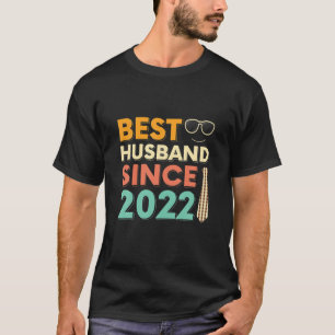 Best Husband Since 2022 1St Wedding Anniversary T-Shirt