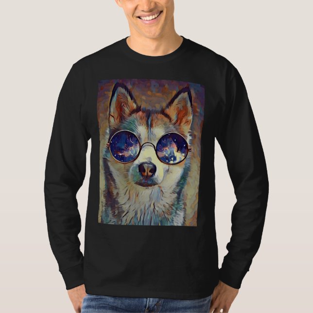 Best Husky für Husky Mama Vater T-Shirt (Vorderseite)