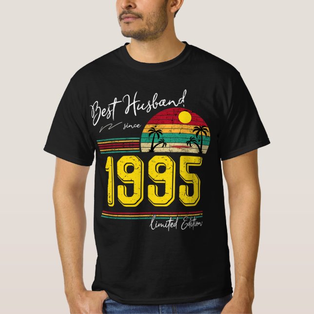 Best Husman Wedding Anniversary Gaben Husband Sinc T-Shirt (Vorderseite)