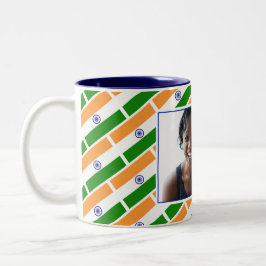 BEST INDIAN MAMA PERSONALISIERTES FOTO ZWEIFARBIGE TASSE