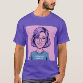 Best Internet Marketer Comic T - Shirt