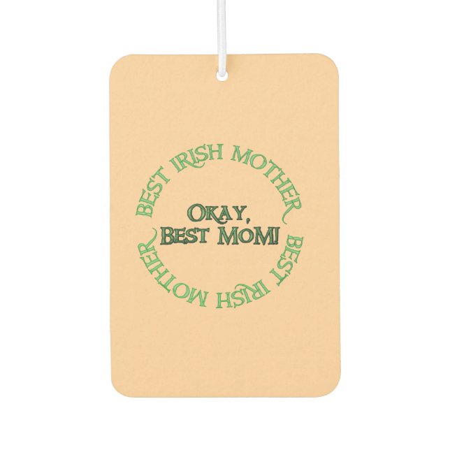 Best Irish Mother tan car air freshener Autolufterfrischer (Vorderseite)