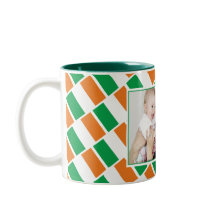 BEST IRISH MUM Personalisiertes Foto FLAG IRLAND