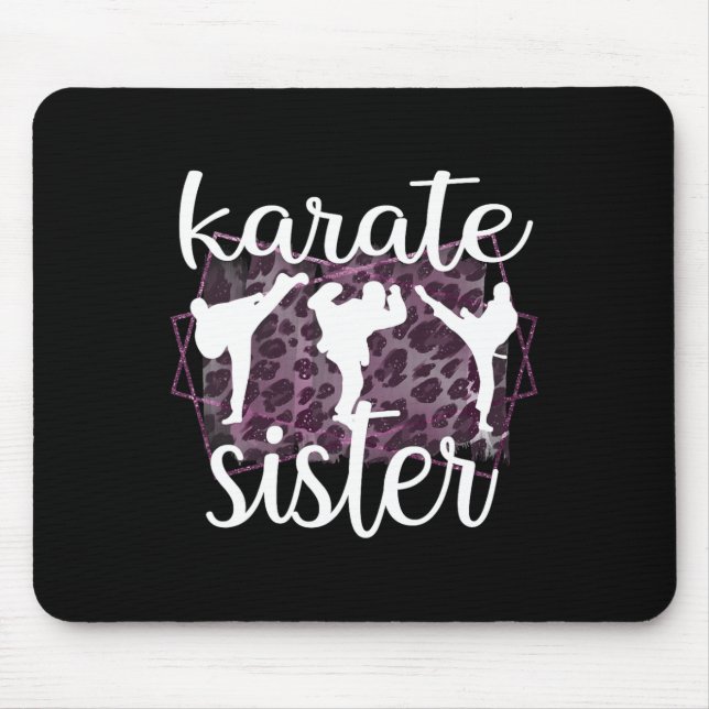 Best Karate Sister Proud Karate Sis Mousepad (Vorne)