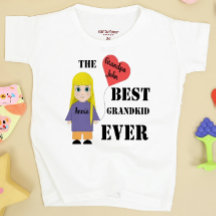 "BEST KID EVER" niedliches individuelle Name-Shirt