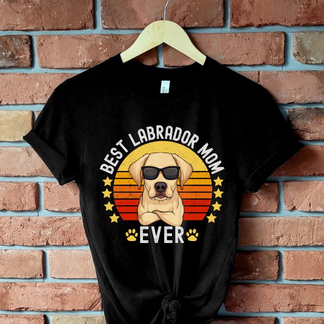 Best Labrador Mom Ever – Dog Mom  Tri-Blend Shirt (Von Creator hochgeladen)