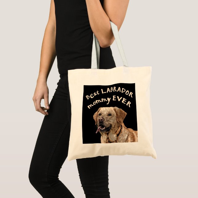 Best Labrador Mommy jemals Tragetasche (Vorderseite (Produkt))