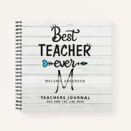 BEST LEHRER EVENT Monogram Journal Vielen Dank Notizbuch