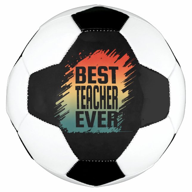 BEST LEHRER EVER FUßBALL (Vorderseite)