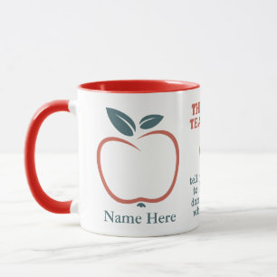 BEST LEHRER INDIVIDUELLE NAME TASSE