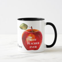 BEST LEHRER JEMALS Lehrer Name Red Apple