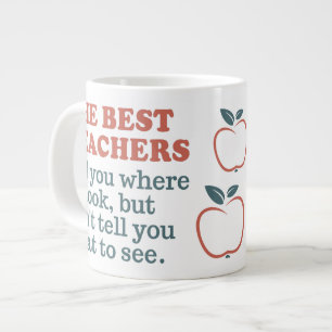 BEST LEHRER kundenspezifische monogramm-Jumbo-Tass Jumbo-Tasse