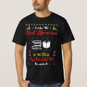 Best Librarian Christmas T-Shirt