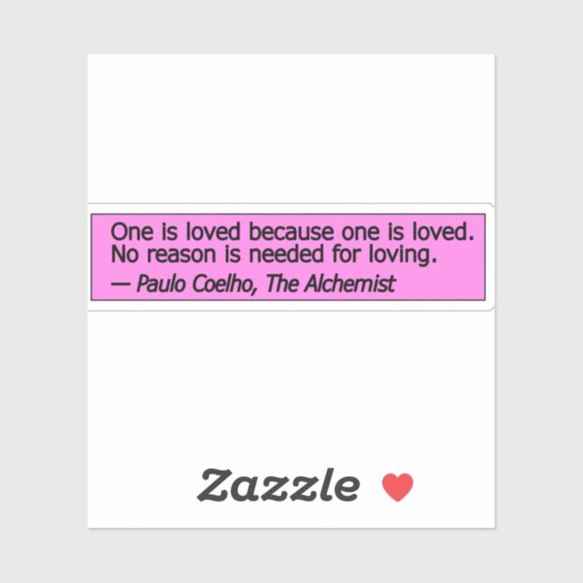 Best Life Quotes Aufkleber (Blatt)