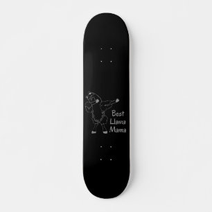 BEST LLAMA MAMA lustige Geschenkidee für Mutter Skateboard