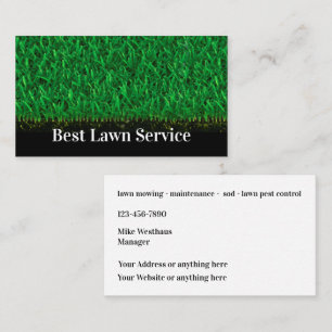 Best Local Lawn Service Visitenkarte