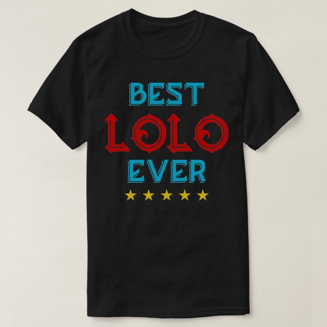 Best Lolo Ever Filipino Opa T-Shirt (Design vorne)