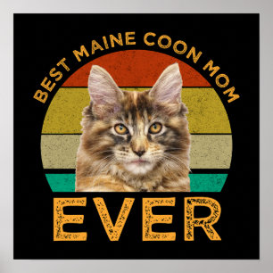 Best Maine Coon Mama je Poster