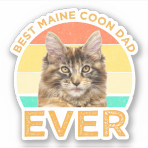 Best Maine Coon Vater je Aufkleber