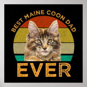Best Maine Coon Vater je Poster
