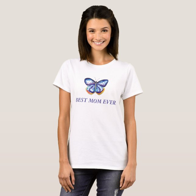 Best Mama Butterfly Women T - Shirt (Vorne ganz)