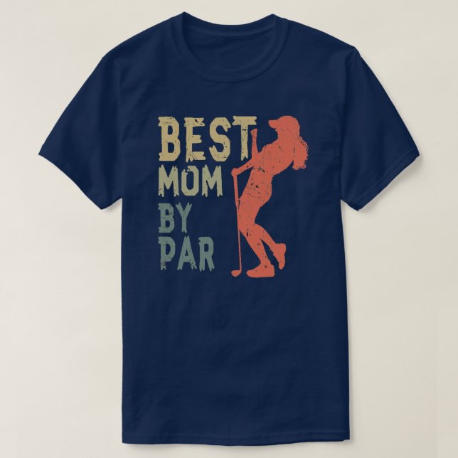 Best Mama By Par Mother's Day Golf T-Shirt Beste M (Design vorne)