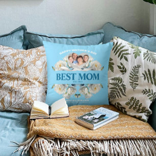 Best Mama Custom Foto Blumengeschenk Muttertag Ges Kissen
