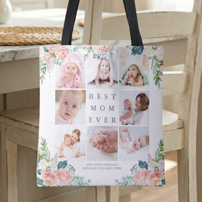 BEST MAMA EVENT 8 Foto Collage Floral Custom Text (Von Creator hochgeladen)