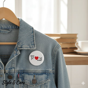 Best MAMA Ever Button - Ein Button der Liebe für M