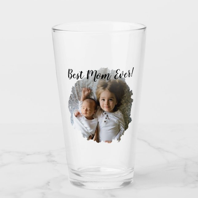 Best Mama Ever Children Foto Glas (Vorderseite)